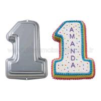 1 Yaş Kek Kalıbı Büyük Boy 32.5x22x5 cm