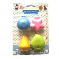 4 lü Cakepops Seti Yıldız,Yuvarlak,Koni,Kalp