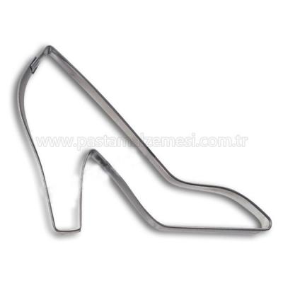 Bayan Ayakkabısı Figürlü Metal Kurabiye Kalıbı