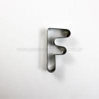 F Harfi Modeli Kurabiye Kalıbı Metal Kopat