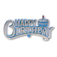 Happy  Bırthday Plaket Mumlu