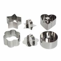 Kalp,Çiçek,Yuvarlak,Yıldız Metal 4 lü Kopat