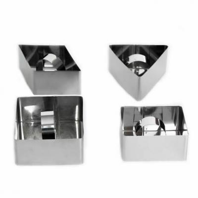 Kare,Üçgen,Dikdörtgen,Baklava Metal 4 lü Kopat