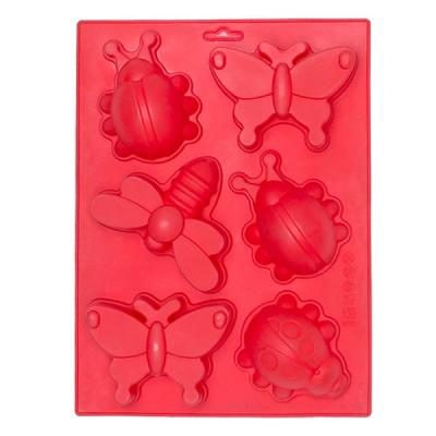 Kelebek, Uğur Böceği Ve Arı Silikon Pasta Kek Kalıbı