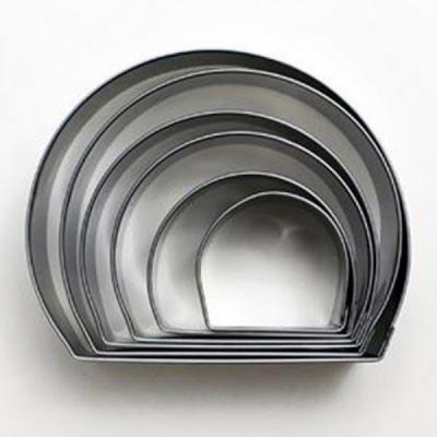 Volovan D Şekilli Düz Kurabiye Kalıbı Seti