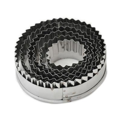 Volovan Yuvarlak Dişli Kurabiye Kalıbı Seti