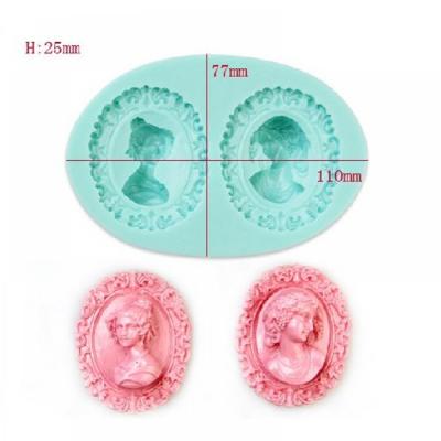 2'Li Cameo Silikon Dekor