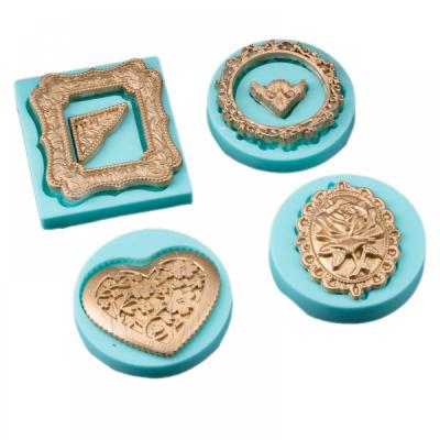 4'Lü Silikon Dekor Ve Kokulu Taş Kalıbı