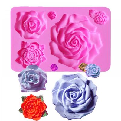 5'Li Gül Silikon Kalıbı