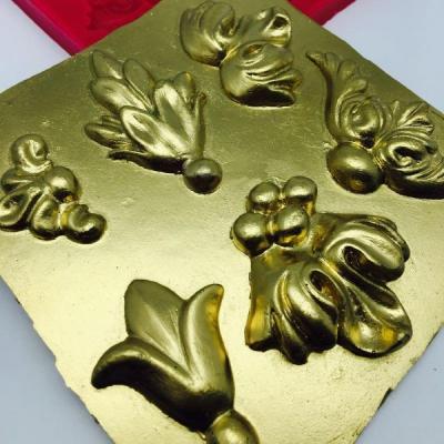 6'Lı Çiçek Silikon Kalıbı