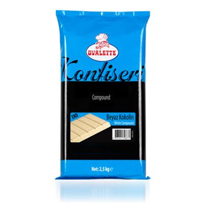 Konfiseri Çikolata Beyaz 2,5 KG Eko