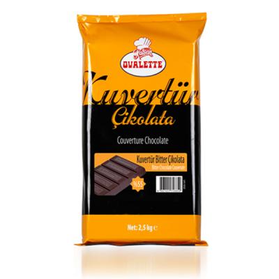 Kuvertür Bitter Çikolata 2,5 KG