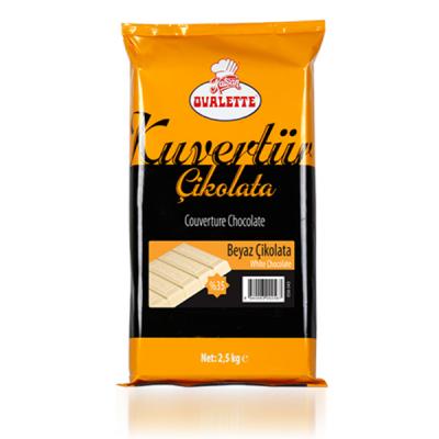 Kuvertür Beyaz Çikolata 2,5 KG